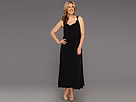 Calvin Klein - Plus Size Maxi Dress w/ Hardware (Black) - Apparel