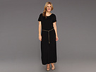 Calvin Klein - Plus Size Solid T-Shirt Maxi Dress (Black) - Apparel