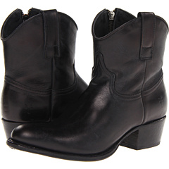 Frye Deborah Short (Black Deep Wax) Footwear