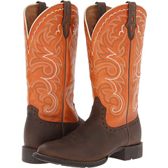 Ariat Heritage Horseman (Distressed Brown Orange) Footwear