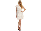 Jessica Simpson - Corkscrew Ruffle Dress (White) - Apparel