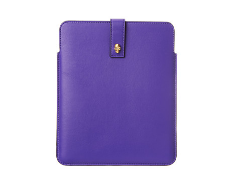Alexander McQueen Wrong Sketch Tablet Holder (Purple) Handbags