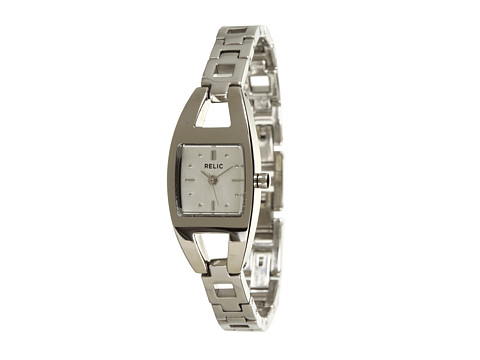 UPC 703357046201 product image for Relic Elaine Stainless Steel (Stainless Steel/White) Watches | upcitemdb.com
