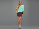 Jessica Simpson - One-Shoulder Mini Dress (Ice Green/Rabbit) - Apparel