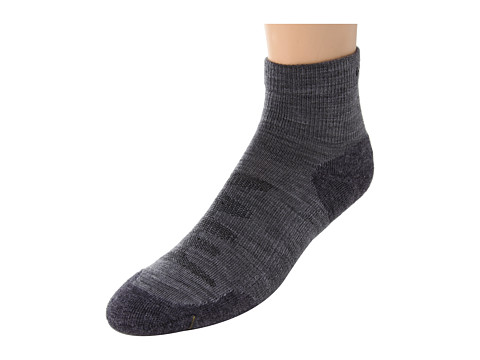 Keen Olympus Lite 1/4 Crew (Gray) Men's Quarter Length Socks Shoes