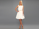 Jessica Howard - Belted Party Dress (Gold/Cream) - Apparel