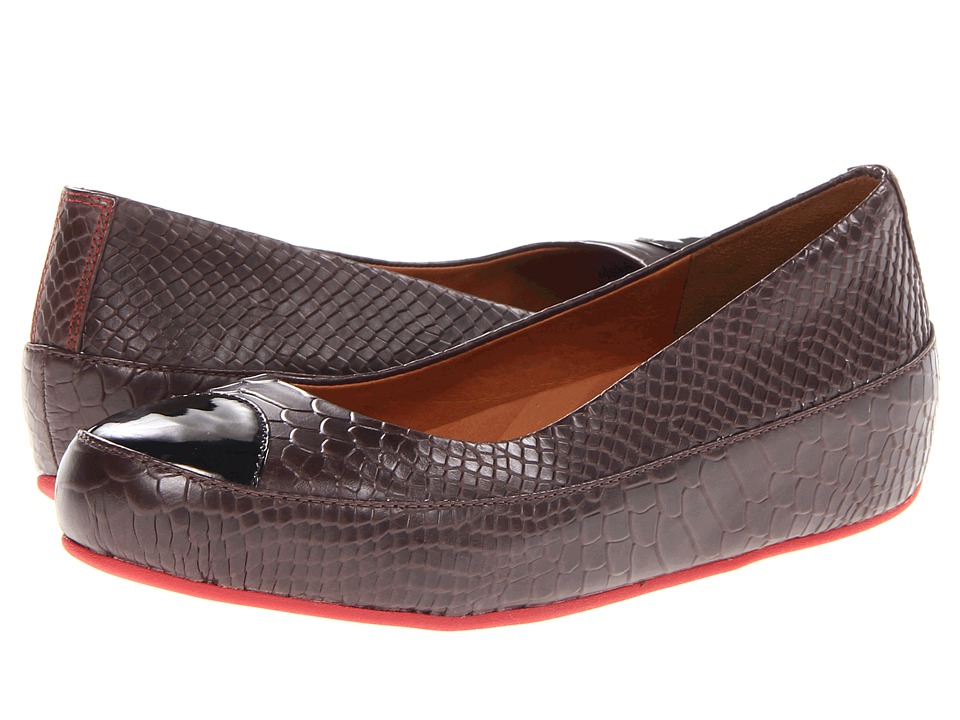 FitFlop Due Snake (Chocolate) Women