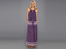 BCBGMAXAZRIA - Mia Printed Maxi Dress (Dark Regal Combo) - Apparel