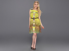 Jessica Simpson - Block Pleated Dress (Surfboard Citronelle) - Apparel