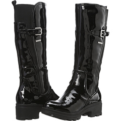 Rockport Lorraine II Lite Rainboot (Black Patent) Footwear