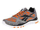 Reebok - RealFlex Transition (Grey/Black/Orange/White/Tin Grey/Black/Mandarin Orange/White)