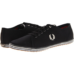 Fred Perry Kingston Twill Tipped (Black Natural White) Footwear