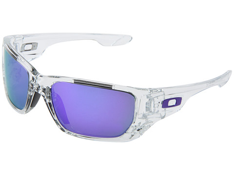 UPC 700285740324 product image for Oakley Style Switch (Polished Clear/Violet Iridium/Black Iridium) Plastic Frame  | upcitemdb.com