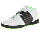Reebok - Workout Mid Strap Speckled (White/Black/Neon Green/Flat Grey)
