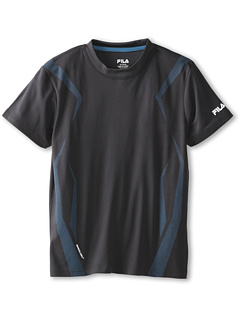 Fila Kids Screened Athletic Tee (Big Kids) (Iron Gate Atomic Blue) Apparel