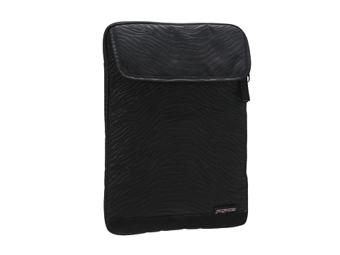 JanSport 2.0 13 Sleeve For Laptop and Tablet (Black Gloss Zebra) Wallet