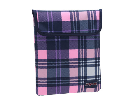 JanSport 1.0 Tablet Sleeve (Pink Pansy Preston Plaid) Wallet