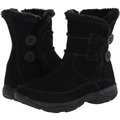 Easy Spirit Ennsbrook (Black Dark Grey Suede) Footwear