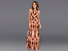 Vince Camuto - Batwing Printed Maxi Dress (Sunset) - Apparel