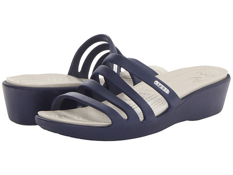 crocs rhonda wedge pump
