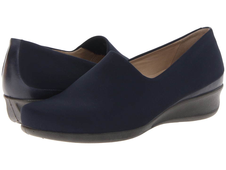 ECCO Abelone Stretch Slip On (Marine/Marine Firefly Textile) Women