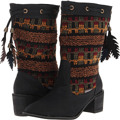 MUK LUKS Carla (Black) Footwear