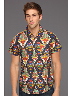 Obey Kasbah S S Woven (Black) Apparel