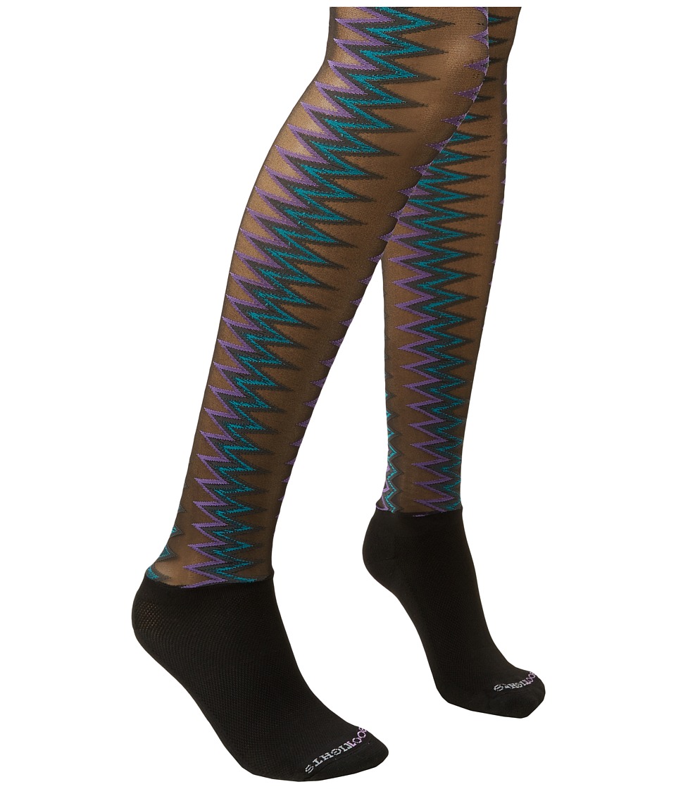 BOOTIGHTS Fusion Zigzag Tight/Ankle Sock Hose