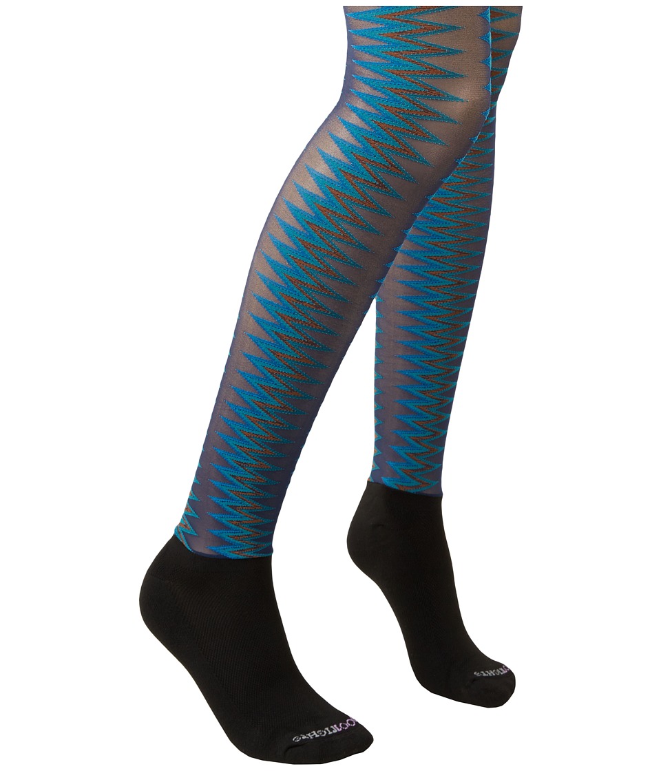 BOOTIGHTS Fusion Zigzag Tight/Ankle Sock Hose