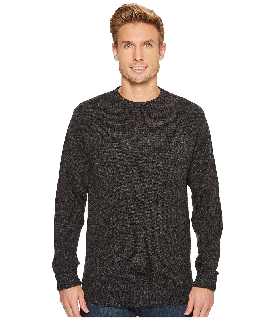 Pendleton Shetland Crew Sweater (Black Heather) Men