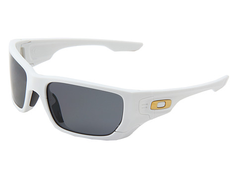 Oakley - Style Switch Polarized (Shaun White Gold Series Polished White /Grey Polarized and 24K) Plastic Frame Sport Sunglasses