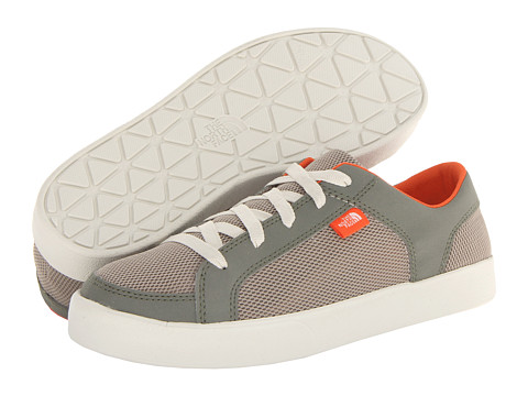 The North Face Kids Camp Sneaker (Little Kid/Big Kid) (Burnt Olive Green/Red Orange) Boy's Shoes