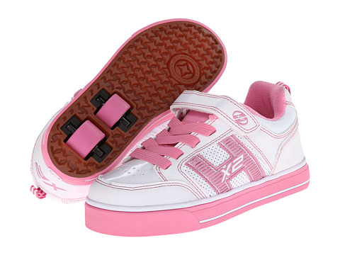 Kids And Girls Shoes Girls Heelys X2 Bolt Shoes White Pink