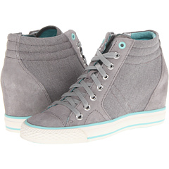 DKNY Cindy (Grey Canvas Suede) Footwear