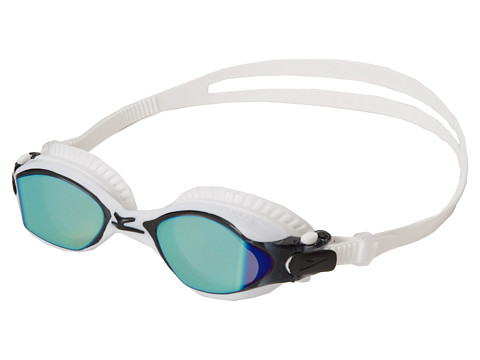 UPC 786096785891 product image for Speedo Bullet Mirror Goggle (White/Black/Orange Mirror) Water Goggles | upcitemdb.com