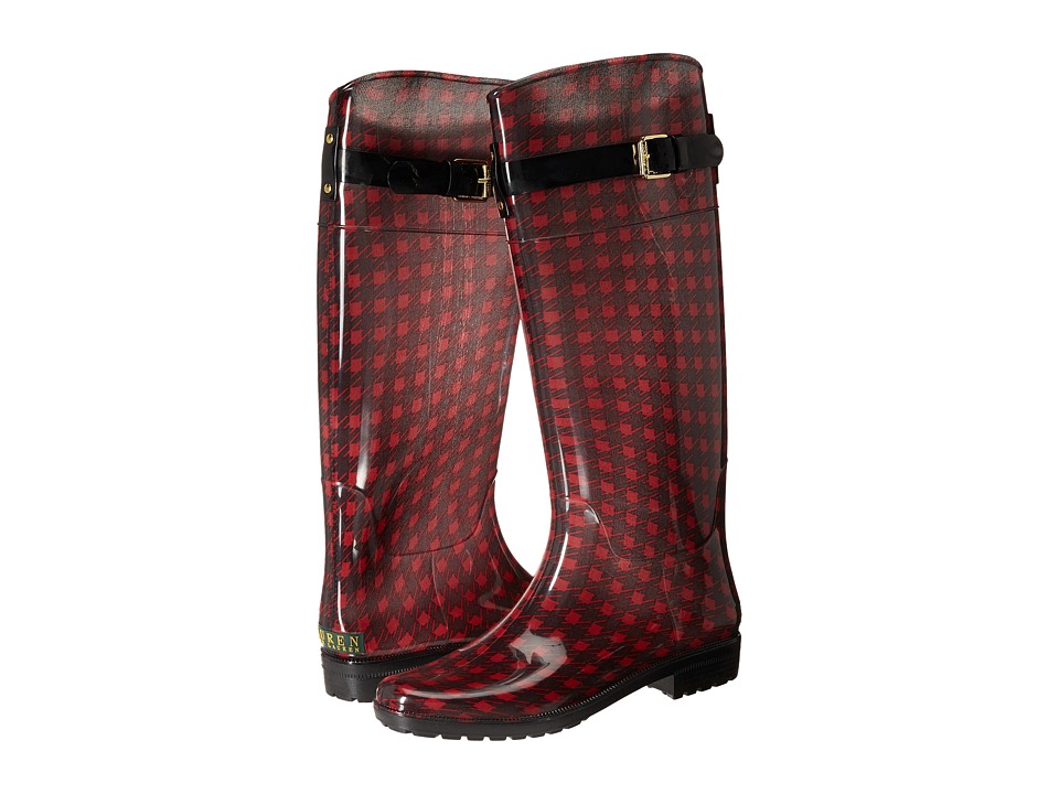 ralph lauren red rain boots