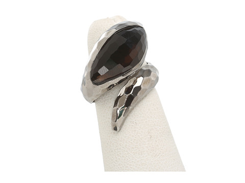 Roberto Coin - Snake Ring with Smoky Quartz (Smoky Quartz) Ring