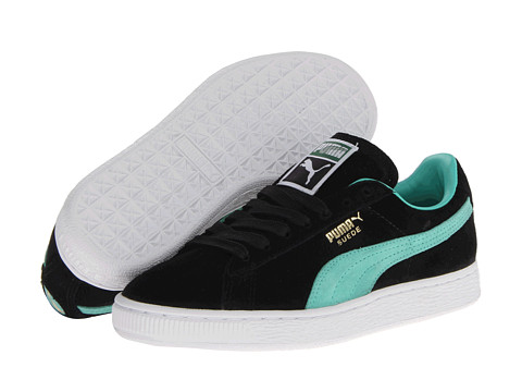 puma suede mint green