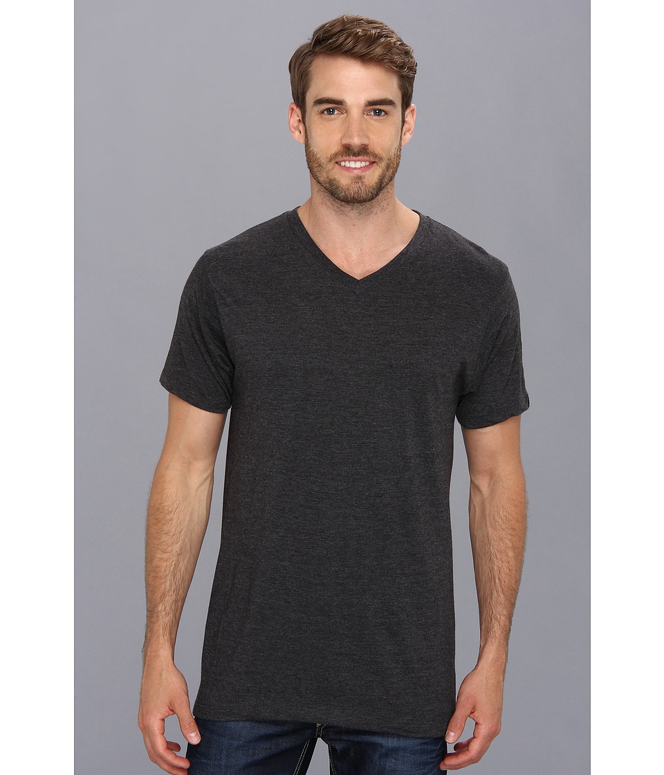 UPC 883741752250 Prana prAna VNeck Tee (Charcoal) Men's Short