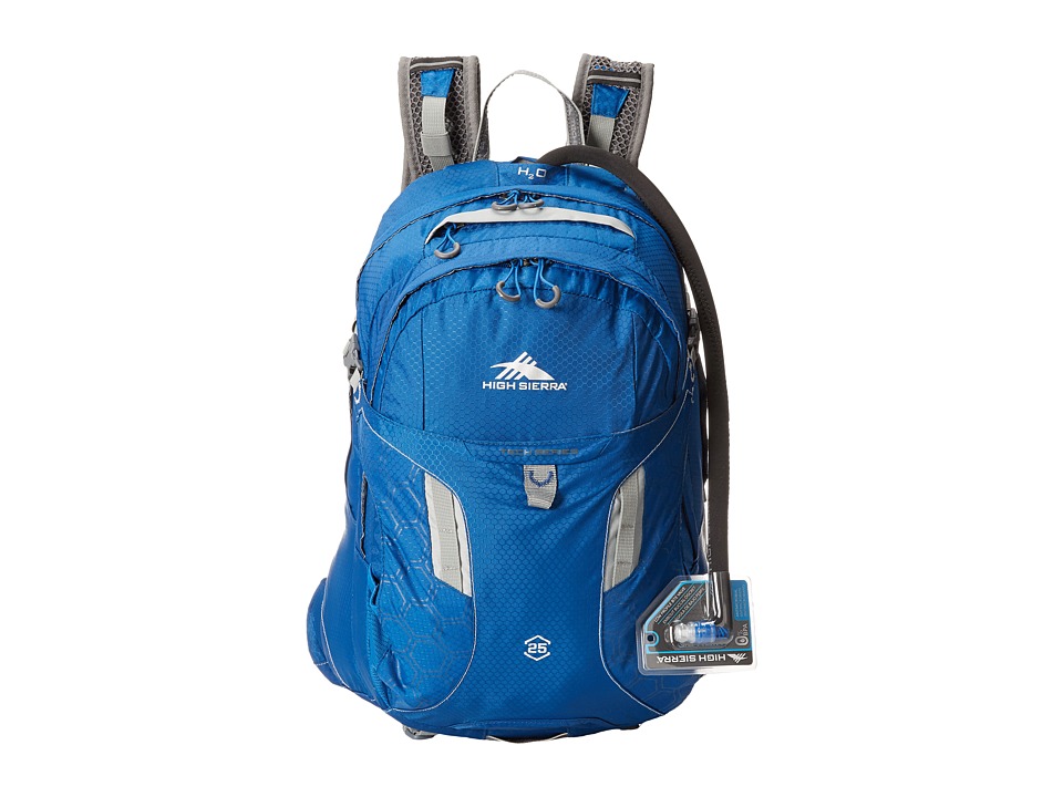 High Sierra - Riptide 25L Hydration Pack (Royal Cobalt/Silver) Backpack Bags