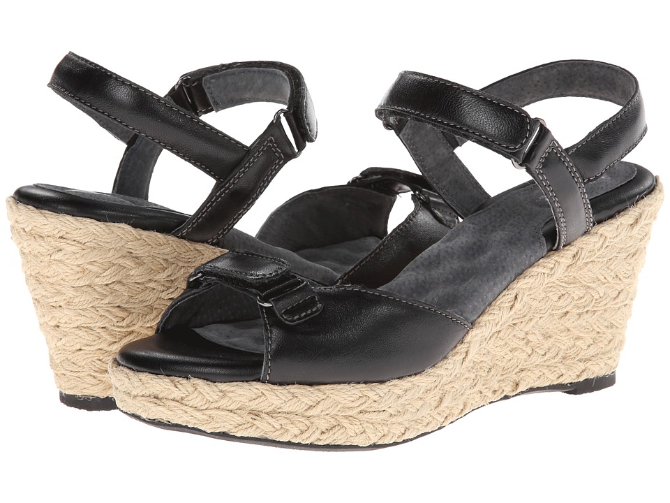 SoftWalk San Marino (Black Leather) Women