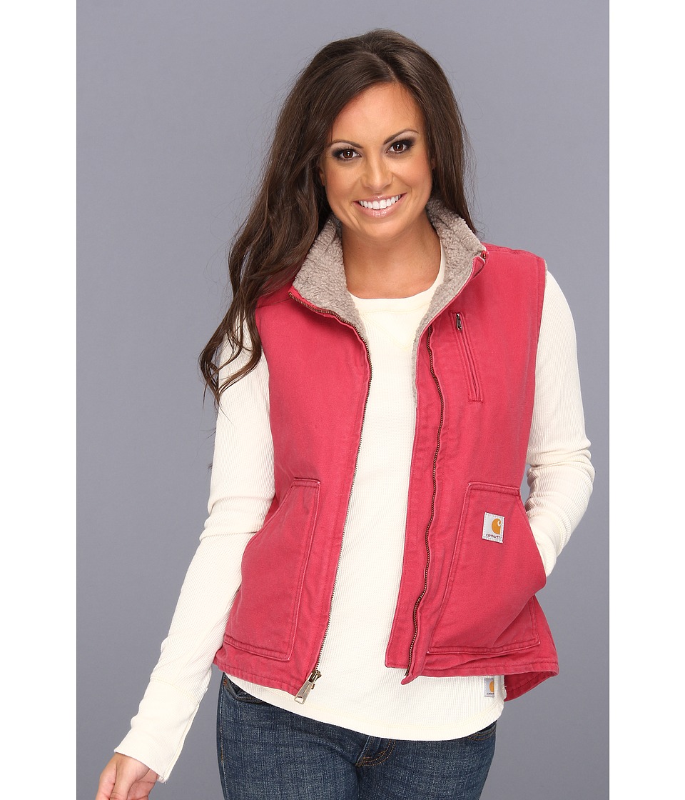 UPC 886859226170 product image for Carhartt - Sandstone Mock Neck Vest (Crab Apple) Women's Vest | upcitemdb.com