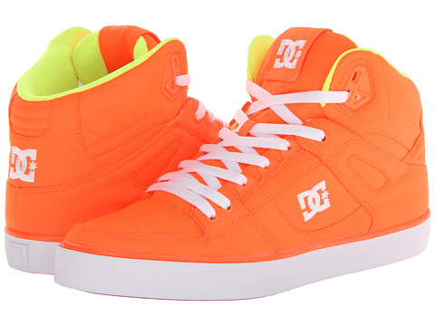 UPC 887767428540 product image for DC Spartan Hi WC TX (Fluorescent Orange) Men's Skate Shoes | upcitemdb.com