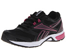 Reebok - Southrange Run L (Black/White/Dark Silver/Pink Fusion)