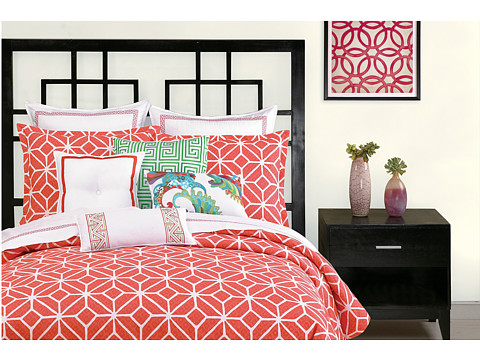 UPC 041808681664 product image for Trina Turk Trellis Comforter Set - Twin/Twin X-Long (Coral) Sheets Bedding | upcitemdb.com