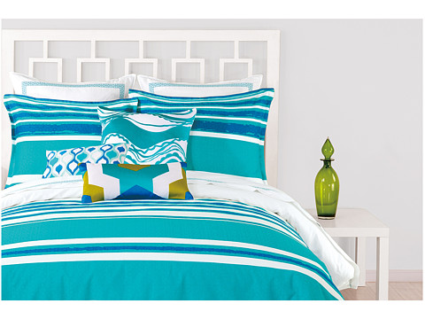 UPC 041808693032 product image for Trina Turk Horizon Stripe Comforter Set - Twin/Twin X-Long (Blue) Sheets Bedding | upcitemdb.com