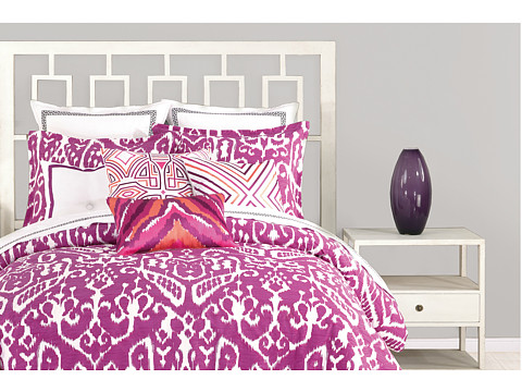 Trina Turk - Ikat Duvet Set - King (Purple) Sheets Bedding