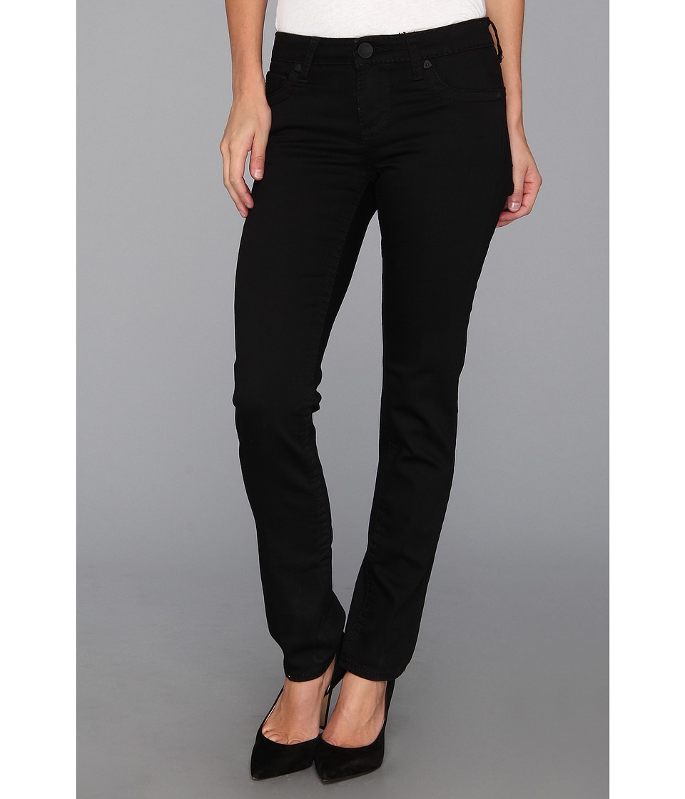 KUT from the Kloth Stevie Straight Leg in Black (Black) Women