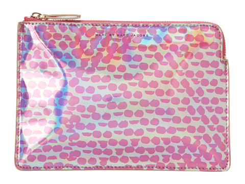 Marc by Marc Jacobs Techno Lynne Print Mini Tablet Zip Case (Rose Gold Multi) Computer Bags