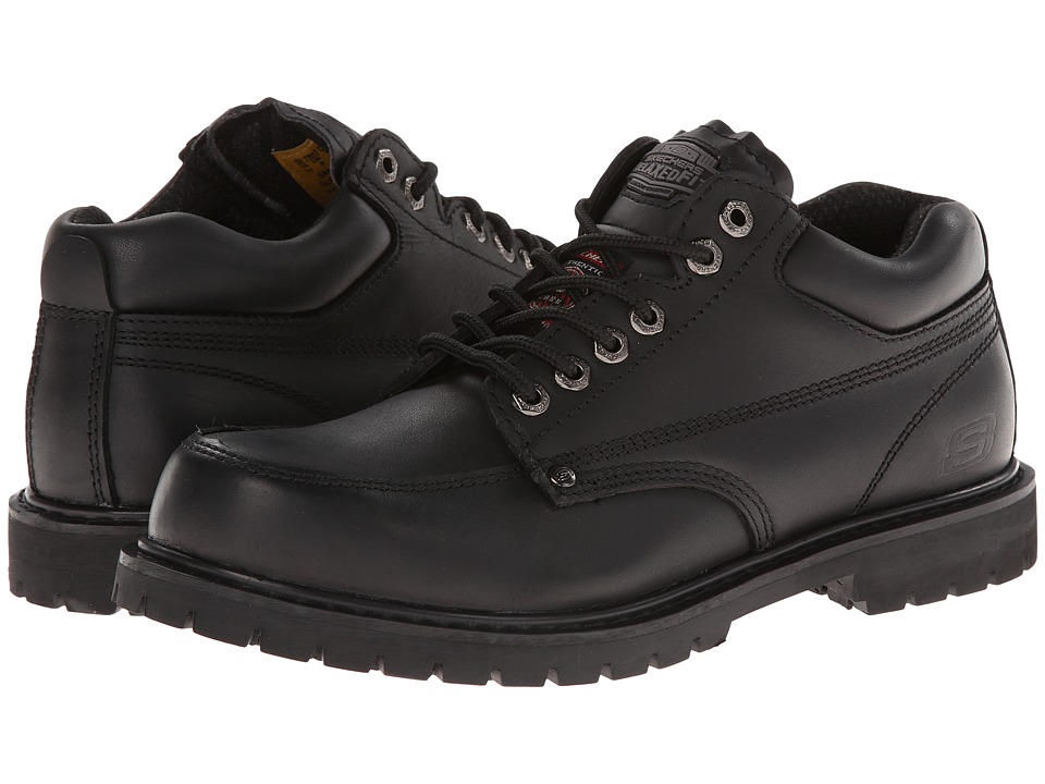 UPC 888222006716 product image for SKECHERS Work Cottonwood (Black) Men's Work Lace-up Boots | upcitemdb.com